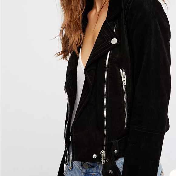 Blank NYC Jackets & Blazers - NWT Blank NYC Suede Moto Jacket